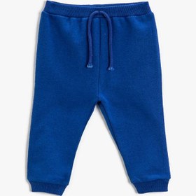 Resim Erkek Bebek Belden Bağlamalı Jogger Eşofman Altı 