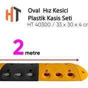 Resim Hayat Trafik Oval Hız Kesici, Plastik Kasis Seti 2 Metre 