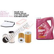 Resim Audi A3 1.6 Tdi Yağ Bakım Seti 
