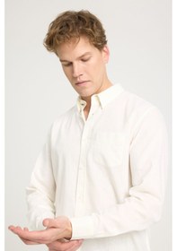 Resim Lee Regular Fit Normal Kesim Ekru Gömlek W5MY205279M50 Ekru 