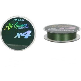 Resim Aji Game X4 Süper Smooth İp Misina Dark Green-150 Mt-0,03 Mm 