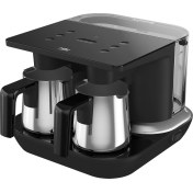 Resim Beko Tkm 8961 S Keyf Çelik Ikili Kahve Makinesi 