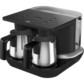 Resim Beko Tkm 8961 S Keyf Çelik Ikili Kahve Makinesi 