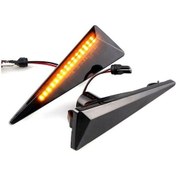Resim Novahub 2 Adet Yanıp Sönen Led Dönüş Sinyali Yan Sinyal Lambası Araba İşık Renault Mk4 Vel Satis Rüzgar Avantime Megane 2 Scenic 2 Espace 4 