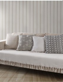 Resim Ella Koltuk Örtüsü 100x200 Cm - Ekru 