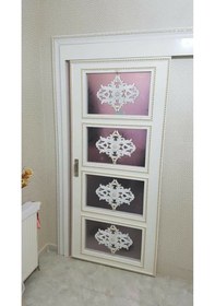 Resim Kahve Eskitme Saray Tavan Motif 28,5 37,5 Cm 