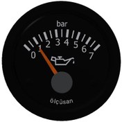 Resim Hararet Saati 52Mm 0-10 Bar Borulu Bmc 504632796 