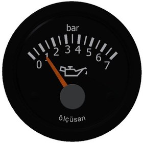 Resim Hararet Saati 52Mm 0-10 Bar Borulu Bmc 504632796 