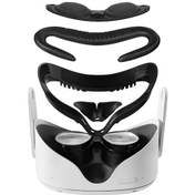 Resim Elmpaly Oculus Quest 2 Vr Lens Kılıfı Göz Maskesi Siyah Yumuşak Kaplama Ayarlanabilir 