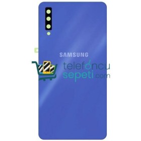 Resim Samsung Galaxy A7 2018 A750 Arka Kapak Mavi Orjinal 