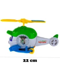 Resim Erzi Oyuncak Helikopter Sevimli Helikopter Işıklı Sesli 22 cm 