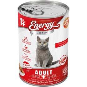 Resim Energy Sığır Etli Yetişkin Kedi Maması 10 x 415 G 