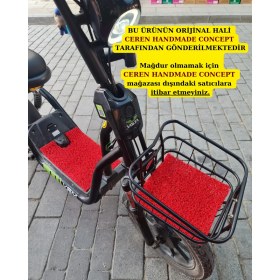 Resim Vsm Uyumlu Paspas ve Ön Sepet Paspası, Ikili Vsm Paspas, Elektrikli Bisiklet Aksesuar, Vsm Paspas 