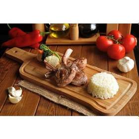 Resim Bambum Rula Büyük Sunum Tepsisi - Steak Tahtası 
