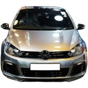 Resim Volkswagen Golf 6 (2009-2012) R Tampon Uyumlu Ek (Plastik) 