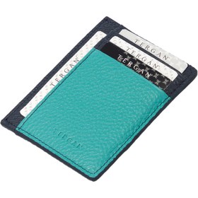 Resim Mavi Deri Unisex Kredi Kartlık - S1KK00001676-V6G 