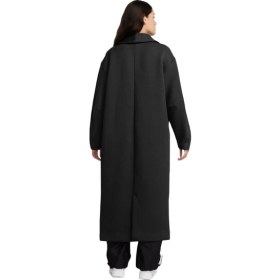 Resim Nike Sportswear Tech Fleece Womens Oversized Duster Jacket Oversize Kadın Uzun Ceket Siyah 