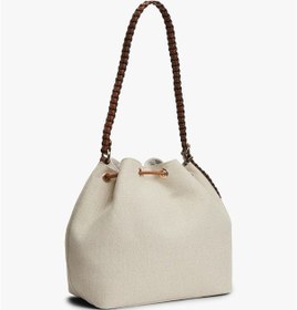 Resim Tommy Hilfiger Th Elev Summer Bucke Kadın Bej Çanta - Aw0aw18631 