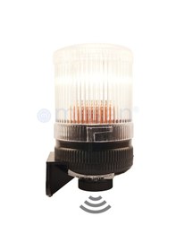 Resim Mesan Ø70 1 Kat Işıklı Kolon Sabit Ampul Buzzer Duvar Montaj 