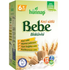 Resim Hünnap Keçi Sütlü Bebe Bisküvisi 400 gr 