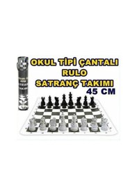 Resim Rulo Satranç Takımı Okul Tipi Satranç Takımı Set - MEB Onaylı 