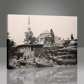 Resim Arty Tablo Tophane İskelesi ve Kılıç Ali Paşa Camii, 1853 AMZ-IST106-x 60x50 