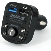 Resim Jops F8 Fm Transmitter Bluetooth Radyo Araç Kiti Flash Takılabilir USB Hızlı Şarj 