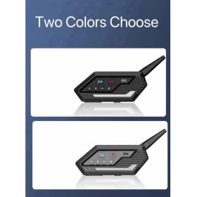 Resim BT62 Motosiklet Kask Kulaklığı Bluetooth Intercom 2 Intercom Bağlantılı - Lisinya 