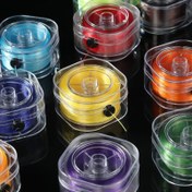 Resim 1pc 3543inç Esnek Polyester Boncuk İpliği, 0.8mm Esnek İplik ile Depolama Kutusu, Renkli Esnek Boncuk İpliği DIY Takı Yapımı, El Sanatları Aletleri - DIY Meraklıları İçin İdeal Hediye 