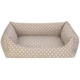 Resim Pet Comfort Uniform Bej Puantiyeli Köpek Yatağı M 60x70cm 