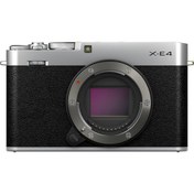 Resim Fujifilm X-E4 Gümüş Gövde 