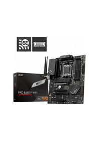 Resim MSI Pro B650-P WiFi DDR5 (7200MHz)OC M.2 HDMI/DP/USB-C PCIe 4.0 AM5 ATX Anakart 