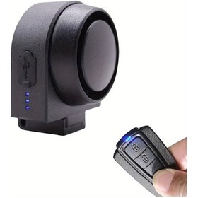 Resim Honeybeeshop Siyah Bisiklet Motosiklet Elektrikli Araç Scooter Kablosuz Uzaktan Kumandalı Akıllı Alarm Titreşim Sensörlü Hırsızlık Alarmı Siyah 