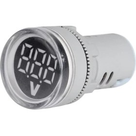 Resim Xkoren 22 mm 24-550V Led'li Beyaz Voltmetre (10 Adet) 