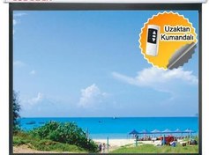 Resim Codegen (Ex-18) 180X180 Motorlu Uzaktan Kumandalı Projeksıyon Perdesı 