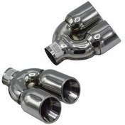 Resim Universal Krom Egzoz Ucu Çiftli S Model Sağ Çıkış 90×110 800-030R 