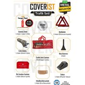 Resim Trafik Seti Ve İlk Yardım Seti - 4 Yıllık 1 Kg Yangın Tüpü - Silver 