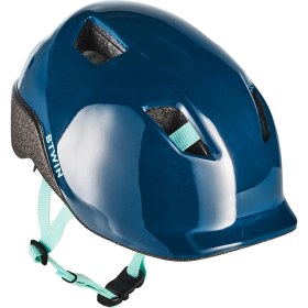 Resim Decathlon Btwin Çocuk Bisiklet Kaskı Mavi 200 g Hafif ve Dayanıklı Koruma Sınıfı EN 1078 