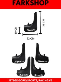 Resim Genel Markalar Opel Insignia Tüm Kasalar 4'lü Tozluk Çamurluk Paçalık 