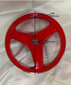 Resim Pülverizatör Kasnak-İlaç Pompa Kayış Kasnağı-PULİ-2 Yataklı-Yatay 3 Pistonlu Tip-30-50 Serisi-Yedek 