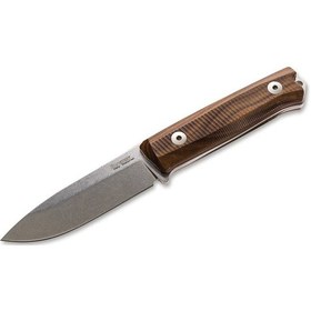 Resim Lionsteel B40 Wood Santos Wood Bıçak Kahverengi 