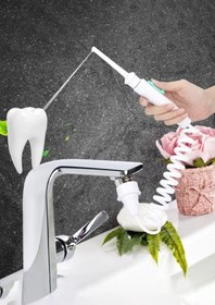 Resim Ghdent 3 Başlıklı ve Saklama Kutulu Askılıklı Manuel Ağız Duşu Seti 