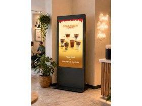 Resim Cletech C01 43" Digital Signage Totem + TCL TM43N Signage Monitör 