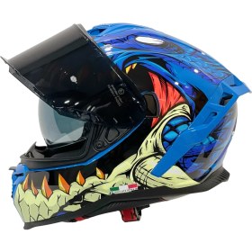 Resim SWAY 867 STORM Blue Full Face Kask 