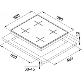 Resim Franke Beat Bk Matt F45 Mat Siyah Ada Davlumbaz Fhns 604 4g Bk C Ocak Fma 86 H Bk Fırın Siyah Ankastre Set 