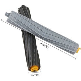 Resim srfn ticaret Irobot Uyumlu Roomba 800 - 900 Serisi Robot Süpürge 2li Rulo Fırça Seti 