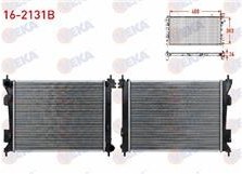 Resim KIA RİO SU RADYATÖRÜ MANUEL 1,6 DİZEL 25310-1R300 (VEKA) 