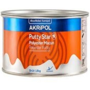 Resim AKZO NOBEL Akzonobel Putty Star Polyester Macun 2.7 Kg Beyaz 