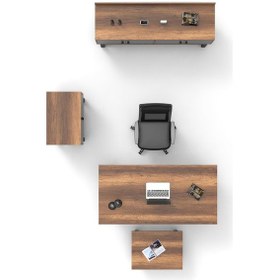 Resim Robinhome Robin Home Vivaldi Abcd Ofis Büro Masa Takımı Barok 