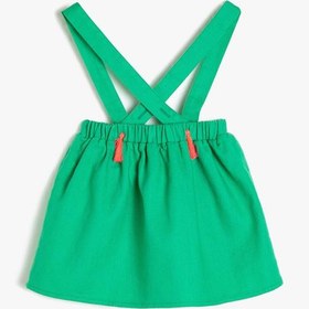 Resim Kız Bebek Basic Askılı Etek 